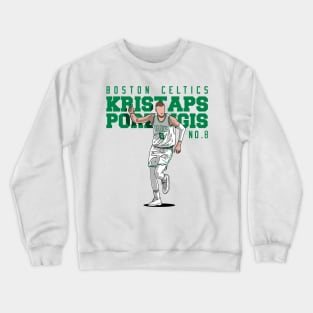 Kristaps Porziņģis Comic Style Crewneck Sweatshirt